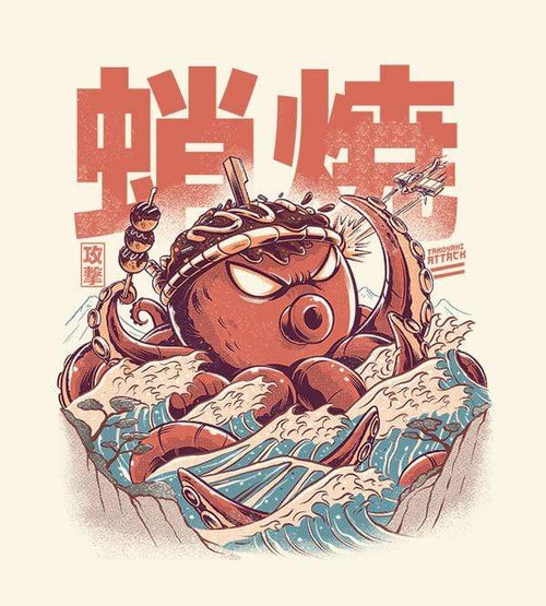 Takoyaki Attack T-Shirts by Ilustrata - Pixel Empire