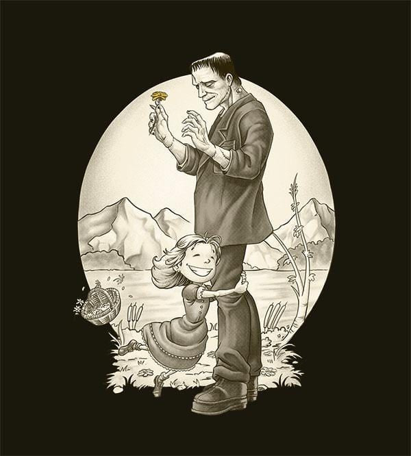 Monster Hug T-Shirts by Saqman - Pixel Empire