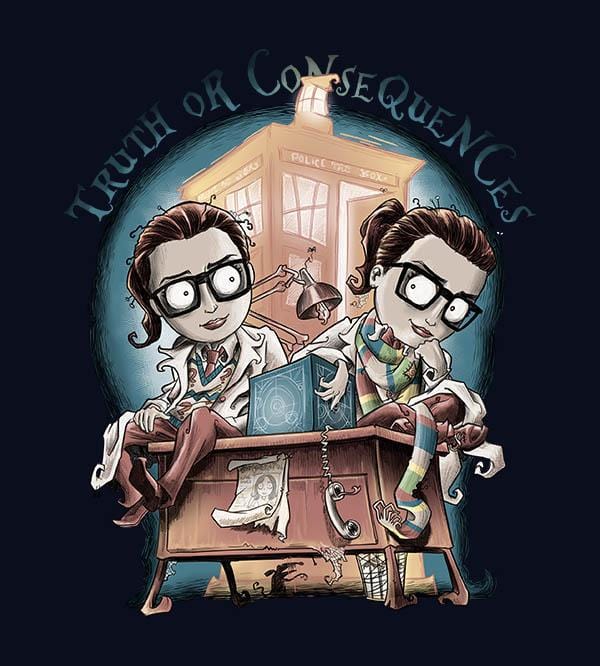 Truth Or Consequences T-Shirts by Saqman - Pixel Empire