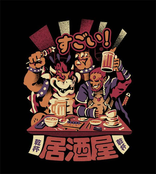 Villain's Izakaya T-Shirts by Ilustrata - Pixel Empire