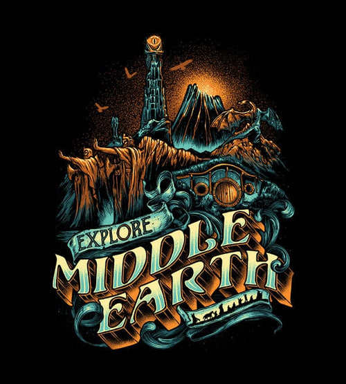 To The Forgotten World We Go Hoodies by Glitchy Gorilla - Pixel Empire