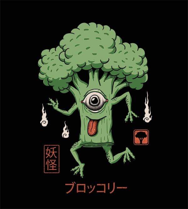 Yokai Broccoli Hoodies by Vincent Trinidad - Pixel Empire