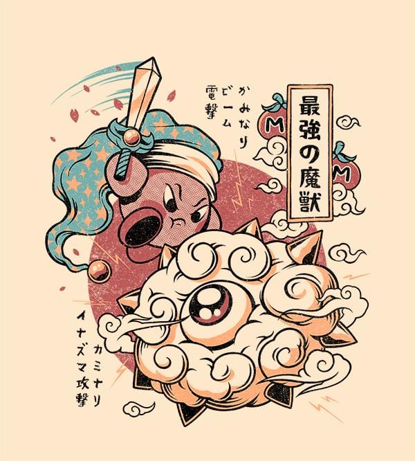 Great Pink Warrior T-Shirts by Ilustrata - Pixel Empire