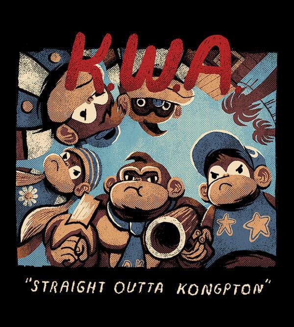Straight Outta Kongptom T-Shirts by Louis Roskosch - Pixel Empire