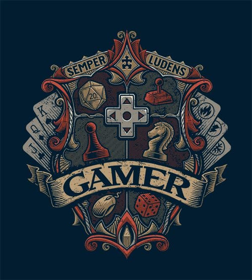 Gamer Crest T-Shirts by Cory Freeman Design - Pixel Empire