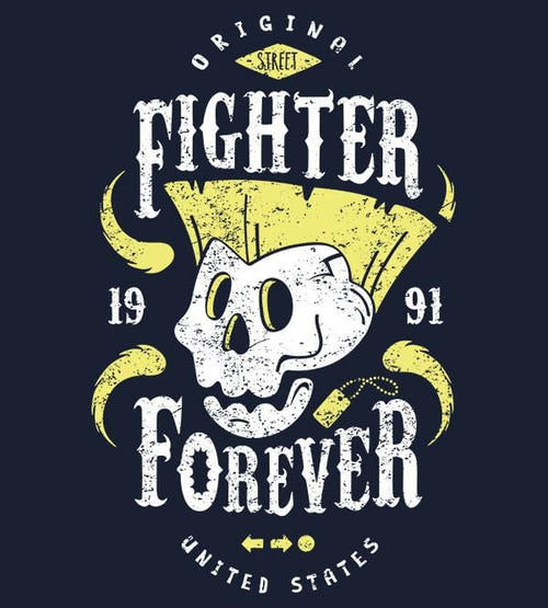 Fighter Guile Forever T-Shirts by Olipop - Pixel Empire