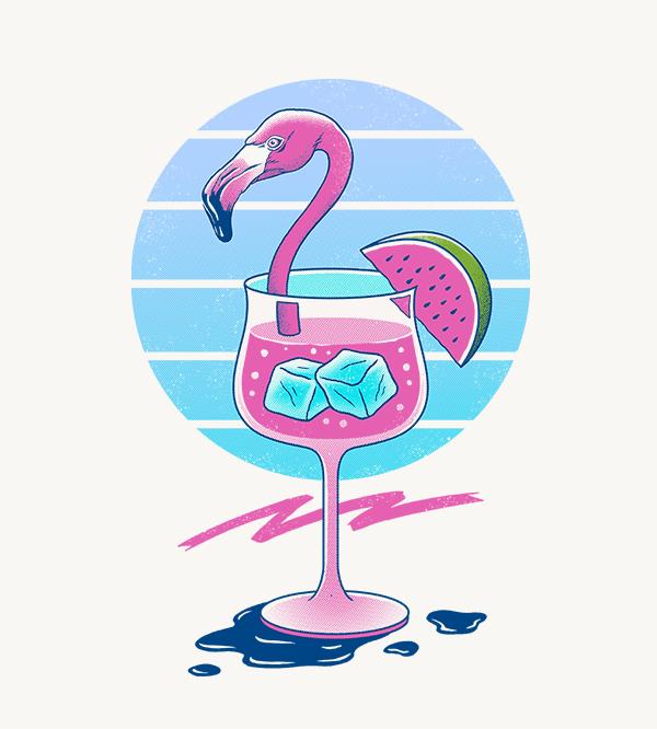 Tropical Chill Wave T-Shirts by Vincent Trinidad - Pixel Empire