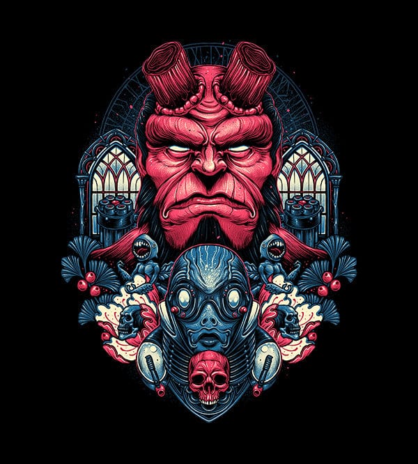 Fire And Water Hoodies by Glitchy Gorilla - Pixel Empire