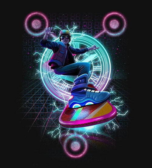 Hoverboard Takes Flight T-Shirts by Dan Elijah Fajardo - Pixel Empire