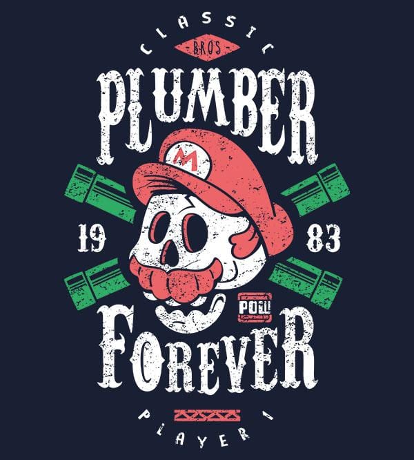 Plumber Forever Hoodies by Olipop - Pixel Empire