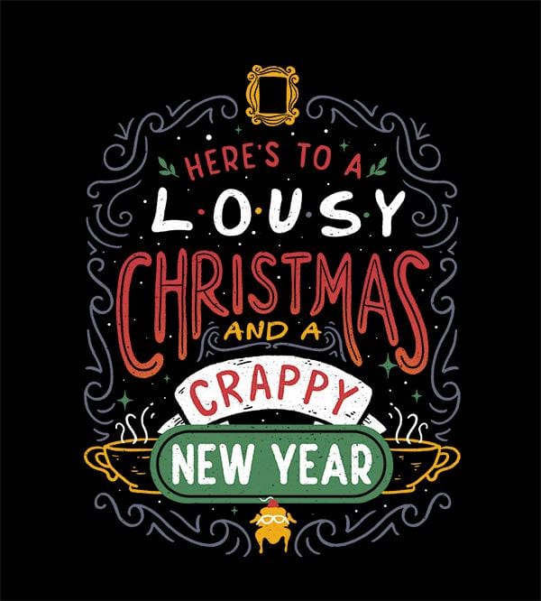 Friends Christmans T-Shirts by Eduardo Ely - Pixel Empire