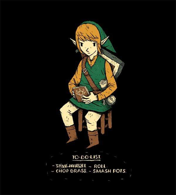 Link To Do T-Shirts by Louis Roskosch - Pixel Empire