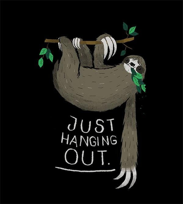 Just Hanging Out Hoodies by Louis Roskosch - Pixel Empire