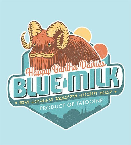 Blue Milk T-Shirts by Cory Freeman Design - Pixel Empire