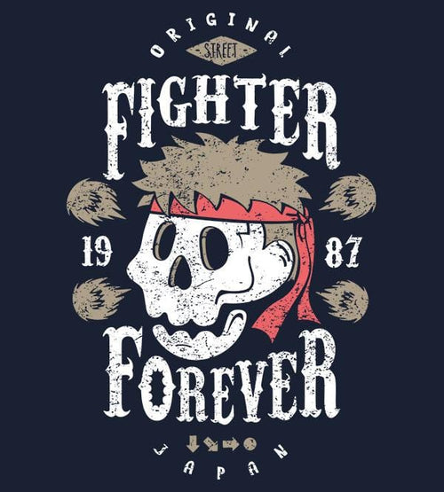 Fighter Ryu Forever T-Shirts by Olipop - Pixel Empire