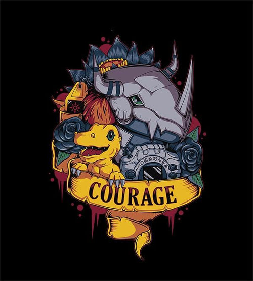 Courage Power T-Shirts by Typhoonic - Pixel Empire