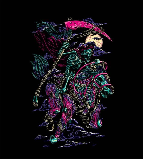Death Rider T-Shirts by Javi Ramos - Pixel Empire