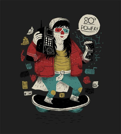 80's Power T-Shirts by Louis Roskosch - Pixel Empire
