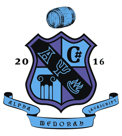 Alpha Menora Javascript 2021 T-Shirts by Scott The Woz - Pixel Empire