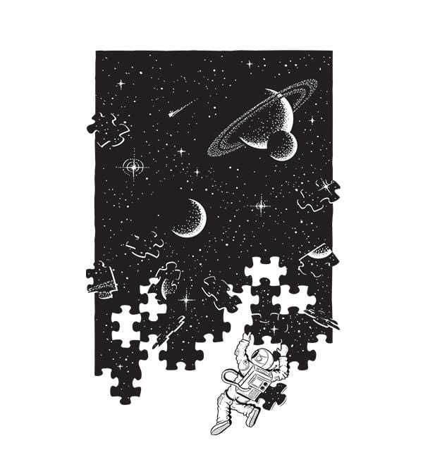 The Universal Puzzle Hoodies by Grant Shepley - Pixel Empire