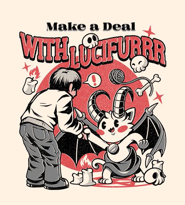 Lucifurrr T-Shirts by Ilustrata - Pixel Empire