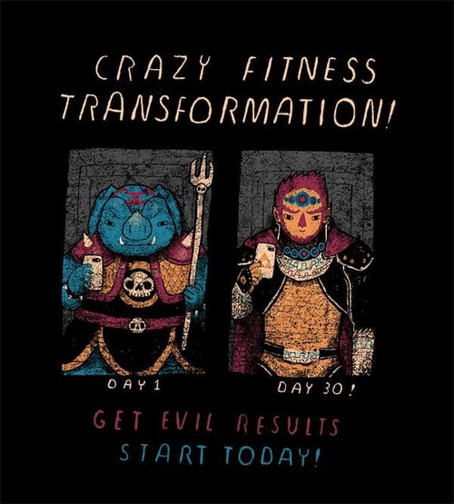 Fitness Transformation T-Shirts by Louis Roskosch - Pixel Empire