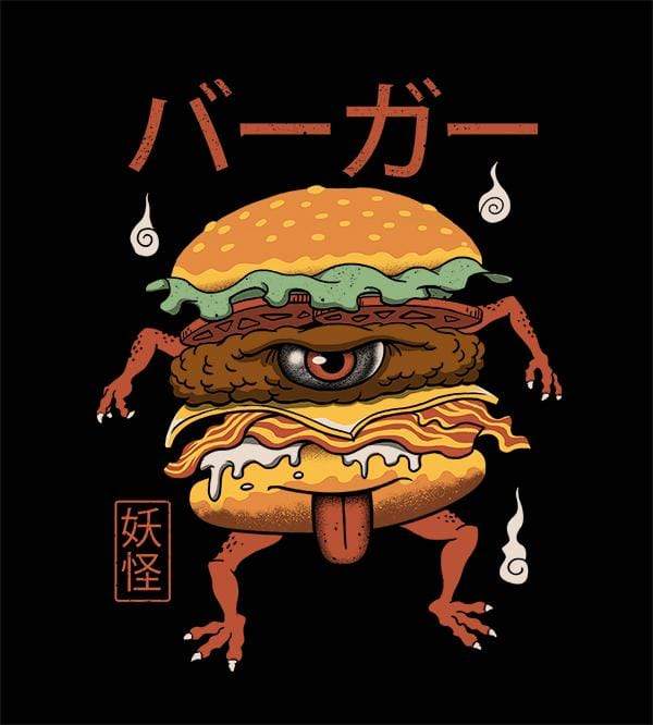Yokai Burger T-Shirts by Vincent Trinidad - Pixel Empire
