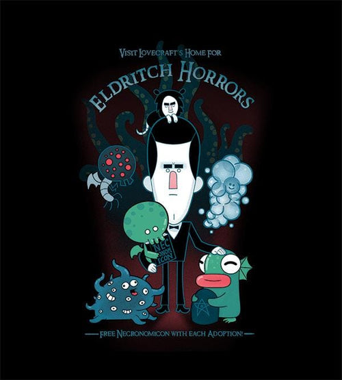 Lovecrafts Home For Eldritch Horrors T-Shirts by Anna-Maria Jung - Pixel Empire