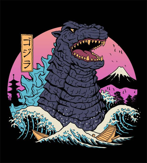 Rad Zilla Wave T-Shirts by Vincent Trinidad - Pixel Empire