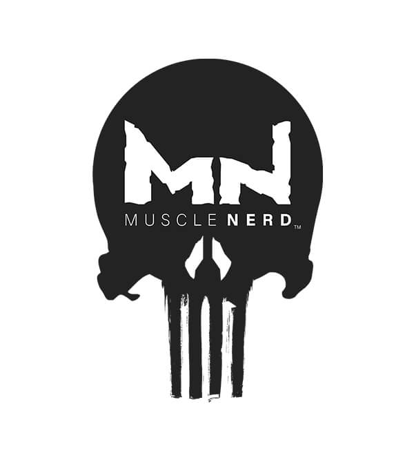 Skull Muscle Nerd Hoodies by Muscle Nerd - Pixel Empire