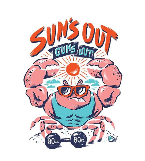 Suns Out Guns Out Hoodies by Chris Phillips - Pixel Empire
