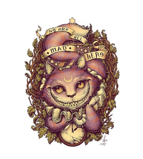 Cheshire Cat Hoodies by Medusa Dollmaker - Pixel Empire