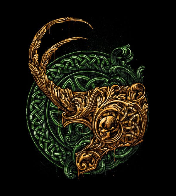 Emblem Of The Trickster Hoodies by Glitchy Gorilla - Pixel Empire