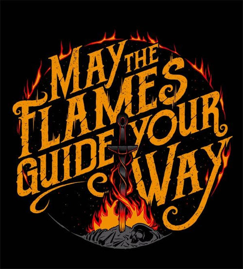 The Flames Guide Me Hoodies by StudioM6 - Pixel Empire