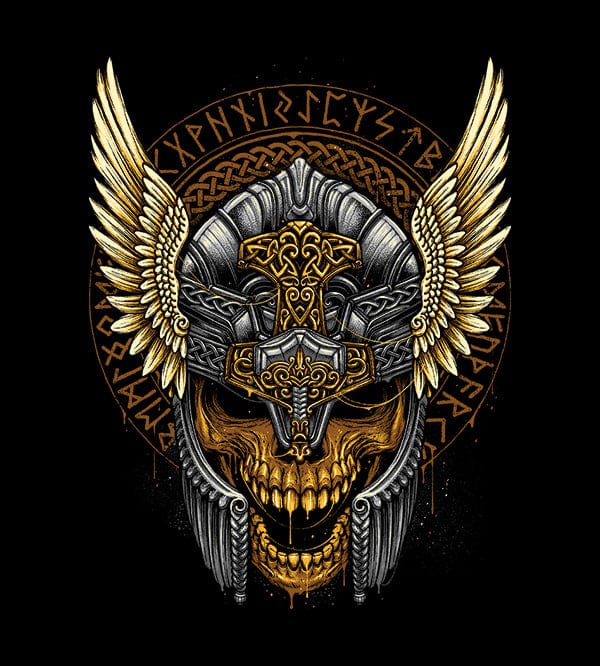 God Of Thunder Hoodies by Glitchy Gorilla - Pixel Empire