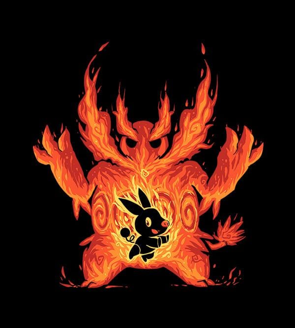 The Fire Boar Within Hoodies by Techranova - Pixel Empire