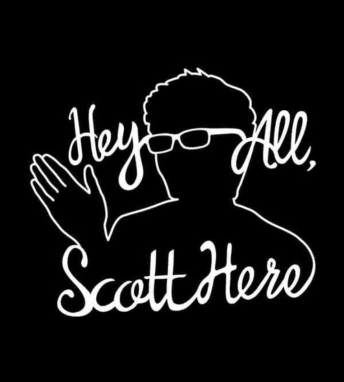 Hey All, Scott Here Hoodies by Scott The Woz - Pixel Empire