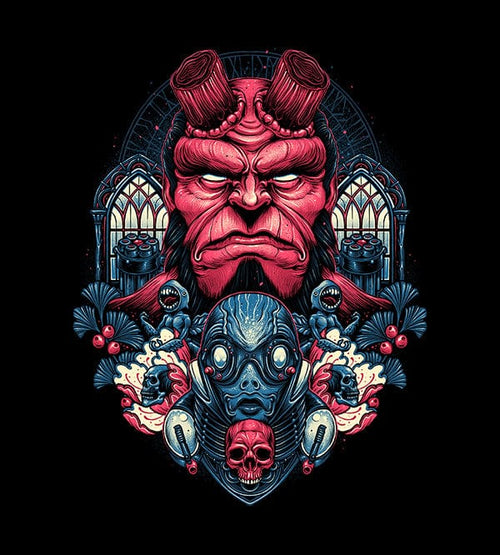 Fire And Water T-Shirts by Glitchy Gorilla - Pixel Empire