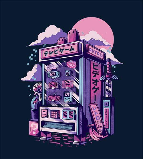 Retro Gaming Machine T-Shirts by Ilustrata - Pixel Empire
