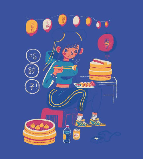 Chun Li's Dumplings T-Shirts by Louis Roskosch - Pixel Empire