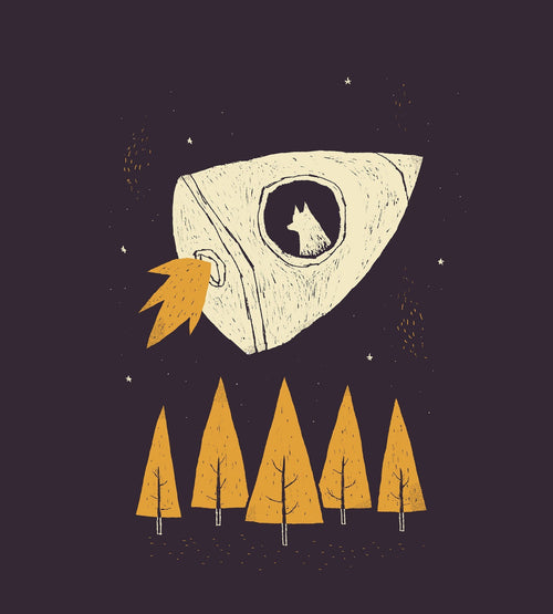 Laika T-Shirts by Louis Roskosch - Pixel Empire