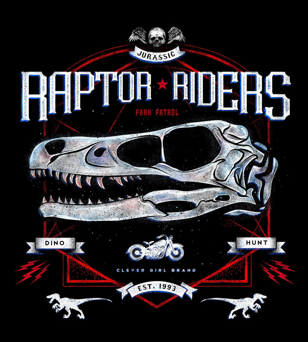 Raptor Riders T-Shirts by Barrett Biggers - Pixel Empire