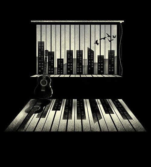 Music is Life Hoodies by Dan Elijah Fajardo - Pixel Empire