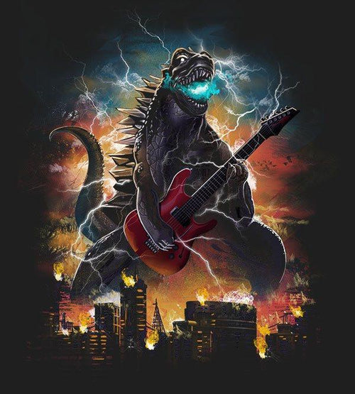 Guitarzilla T-Shirts by Dan Elijah Fajardo - Pixel Empire