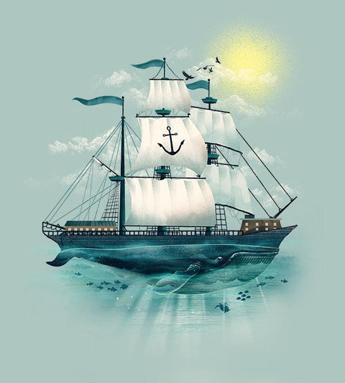 The Whaleship Hoodies by Dan Elijah Fajardo - Pixel Empire