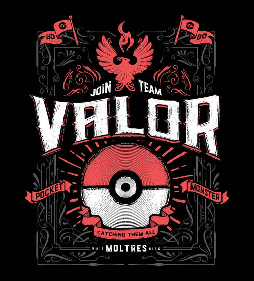 Team Valor T-Shirts by Barrett Biggers - Pixel Empire