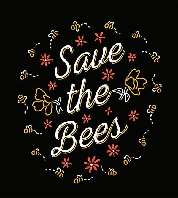 Save The Bees T-Shirts by Ronan Lynam - Pixel Empire