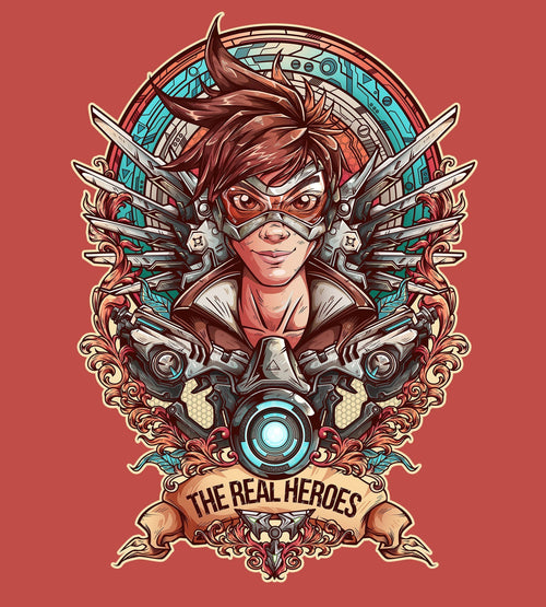 The Real Heroes T-Shirts by Juan Manuel Orozco - Pixel Empire