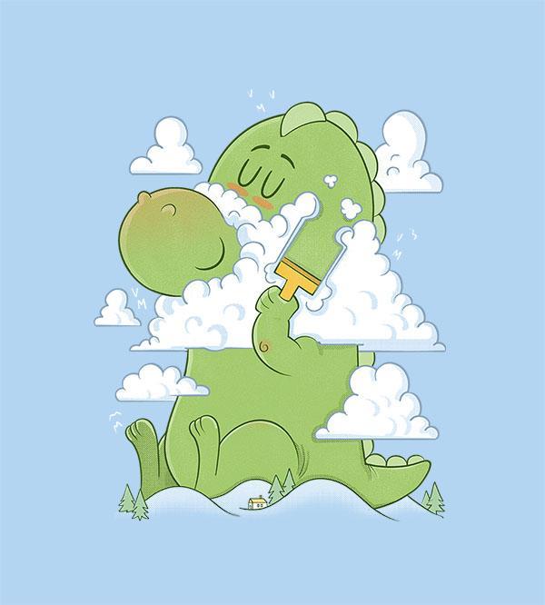 Monster Shave T-Shirts by Anna-Maria Jung - Pixel Empire