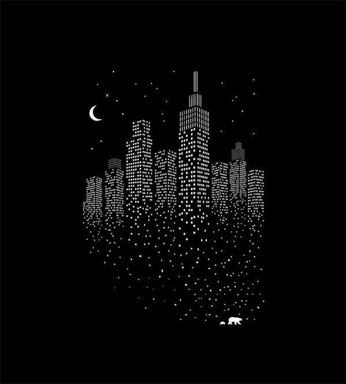 Polar city Hoodies by Grant Shepley - Pixel Empire